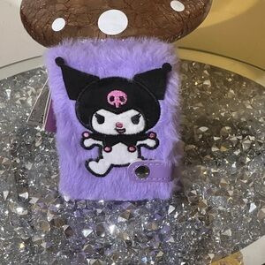 NWT - Kuromi Plush Notebook.